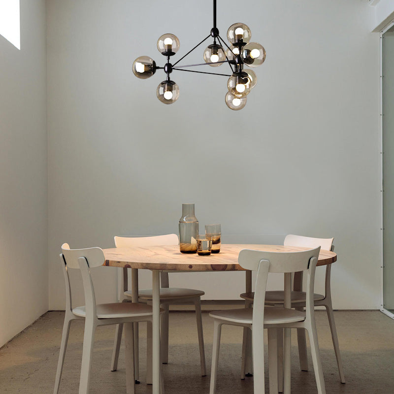 Modern Bubble Cluster Chandelier – Metal Dining Room
